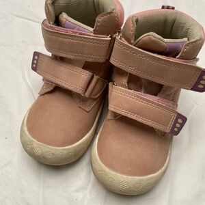 Pink Kids Shoes with Velcro Straps